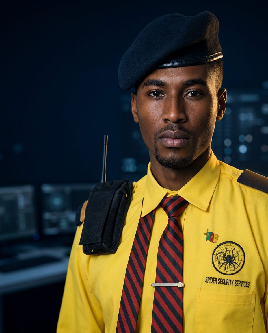 Security professional on duty